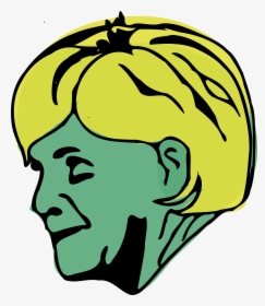 Merkel Portrait Profile Clip Arts - Clip Art, HD Png Download, Free Download