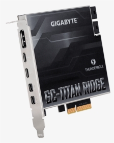 Gc Titan Ridge, 40 Gb/s, 2x Thunderbolt™ 3 / Dp / 2x - Gigabyte Gc Titan Ridge, HD Png Download, Free Download