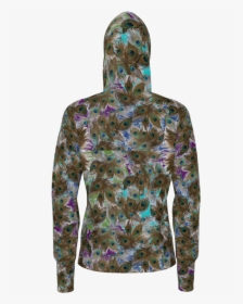 Peacock Feather Design - Hoodie, HD Png Download, Free Download