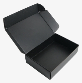 Black Corrugated Cardboard Box - Box, HD Png Download, Free Download