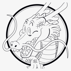 Transparent Dragon Ball Logo Png - Dragon Ball Shenron Drawing, Png Download, Free Download