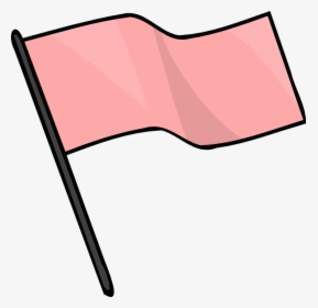 Pink Flag Clip Art - Pink Flag Clipart, HD Png Download, Free Download