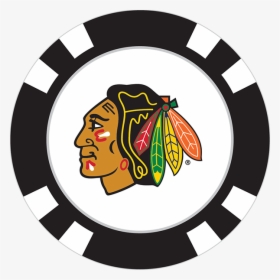 Chicago Blackhawks Poker Chip Ball Marker - Transparent Cleveland Indians Logo, HD Png Download, Free Download
