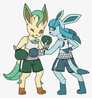 Transparent Glaceon Png - Boxing Sylveon, Png Download, Free Download