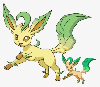 Shiny Leafeon And Normal Leafeon, Transparent Png , - Leafeon Normal And Shiny, Png Download, Free Download