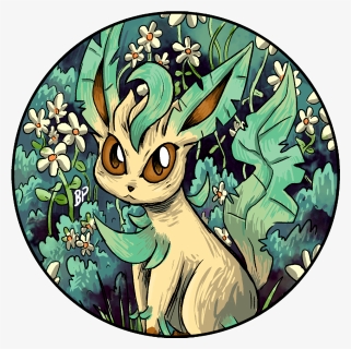 Leafeon - Cartoon, HD Png Download, Free Download