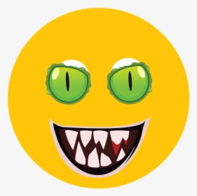 Emoji, Face, Green Eye, Evil, Halloween - Emoji Png Evil Eye, Transparent Png, Free Download