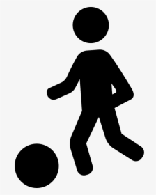 Child Playing Ball - Child With Ball Icon Png, Transparent Png, Free Download