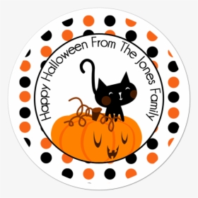 Transparent Cute Pumpkin Png - Stickers For Halloween Cats, Png Download, Free Download
