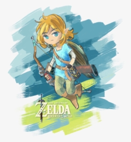 Link Breath Of The Wild By Laisa - Legend Of Zelda Breath Of The Wild Png Link, Transparent Png, Free Download