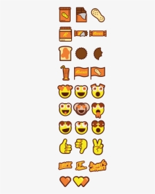 Peanut Butter Emoji Png - Reese's Emoji, Transparent Png, Free Download