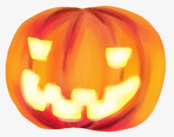 Jack O Lantern Calabaza Pumpkin Halloween - Png Halloween Decorations Cartoon, Transparent Png, Free Download