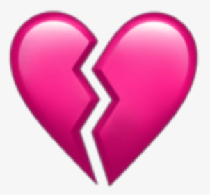 #pink #broken #heart #emoji #overlay #edit #shattered - Heart, HD Png Download, Free Download