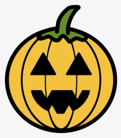 Cute Pumpkin Clip Art - Simple Cartoon Jack O Lanterns, HD Png Download, Free Download