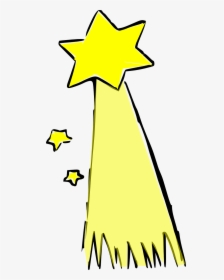 Shooting Star Comet Star Free Picture - Shooting Star Clip Art, HD Png Download, Free Download