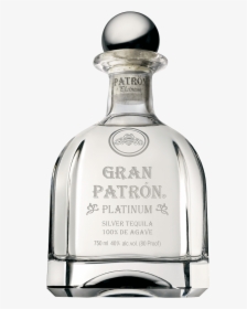 Patron Bottle Png - Gran Patron Platinum Tequila, Transparent Png, Free Download