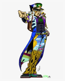 Jotaro Kujo - Cartoon, HD Png Download, Free Download