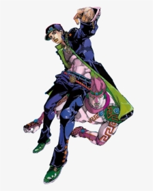 Jotaro And Star Platinum - ジョジョ の 奇妙 な 冒険 展, HD Png Download, Free Download