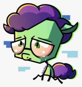 Transparent Only Clipart - Invader Zim Crying Sad, HD Png Download, Free Download