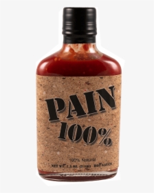 Pain Is Good Pain 100% Hot Sauce - Glass Bottle, HD Png Download, Free Download