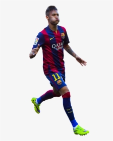 Neymar Football Render - Soccer Player, HD Png Download, Free Download