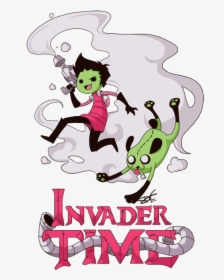 Invader Time - Invader Zim Adventure Time, HD Png Download, Free Download