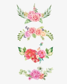Floral Print Png - Pink Floral Watercolor Png, Transparent Png, Free Download