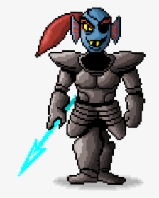 Transparent Undyne Png - Undertale Undyne Colored Sprite, Png Download, Free Download