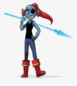 Undyne Render - Undyne Undertale A Color, HD Png Download, Free Download