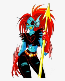Undyne Png - Undyne Png - Underfell Undyne, Transparent Png, Free Download