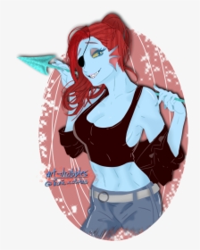 Undertale - Undyne - Cartoon, HD Png Download, Free Download