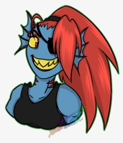 Undyne Sticker - Cartoon, HD Png Download, Free Download