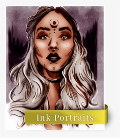 Ti Drawing Portrait - Drawing, HD Png Download, Free Download
