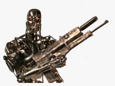 Terminator Robot With Gun, HD Png Download, Free Download