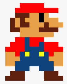 Pixel Mario Png - Mario Bros 8 Bits, Transparent Png, Free Download