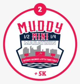 Muddy Mini Half Marathon & Quarter Marathon Point To - Muddy Mini, HD Png Download, Free Download