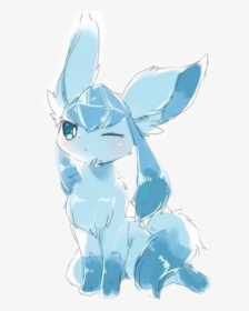 #glaceon #pokemon #cute - Cute Glaceon, HD Png Download, Free Download