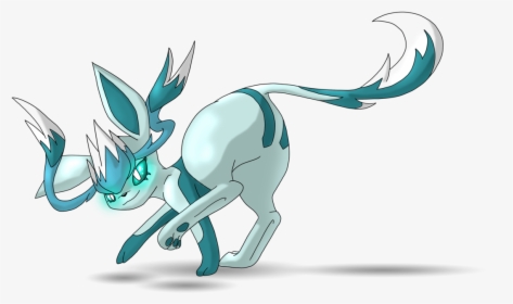 Svg Royalty Free Stock Glaceon Transparent Depressed - Cartoon, HD Png Download, Free Download