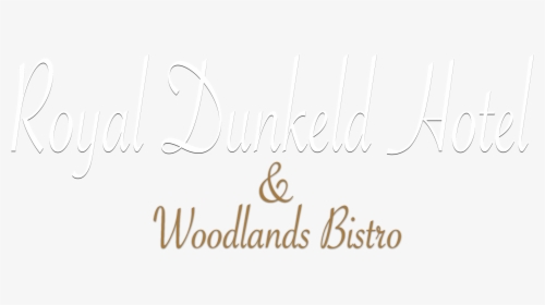 Royal Dunkeld Hotel & Woodlands Bistro - Calligraphy, HD Png Download, Free Download