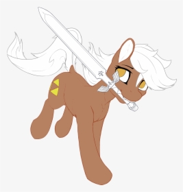 Earth Pony, Epona, Female, Mare, Master Sword, Mouth - Cartoon, HD Png Download, Free Download