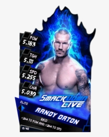 Supercard Randyorton S3 Elite Smackdown - Wwe Supercard Ultimate Cards Nxt, HD Png Download, Free Download