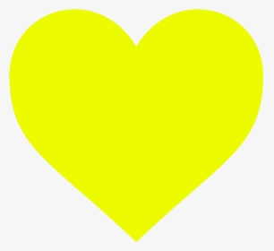 Yellow Heart Png - Transparent Background Yellow Heart, Png Download, Free Download