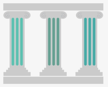 Three Columns Signifying The Three Pillars Of Observability - Column, HD Png Download, Free Download