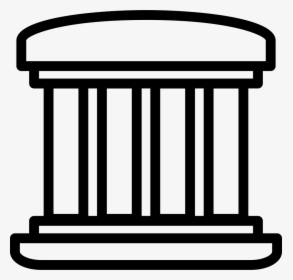 Greek Building With Four Pillars - Billboard Icon, HD Png Download, Free Download