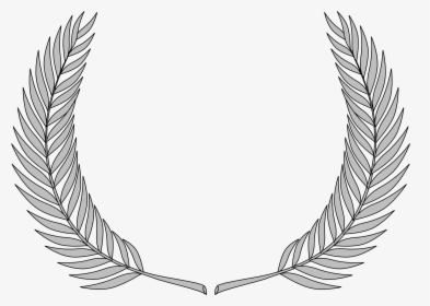 Wreath, Olive Branch, Accolade, Winner, Award, Prize - Black And White Olive Branch, HD Png Download, Free Download