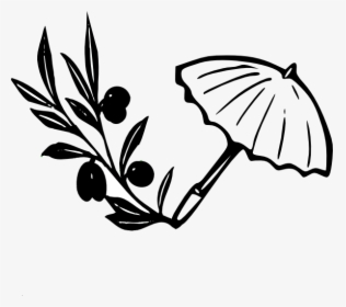 Olive Branch Clipart Black And White, HD Png Download, Free Download