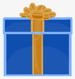 Flat Gift Box, Big Contour Clip Arts - Square Gift Box Clipart, HD Png Download, Free Download