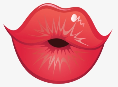 Clip Art Drawings Of Kissing Lips - Fish Lips Clip Art, HD Png Download, Free Download