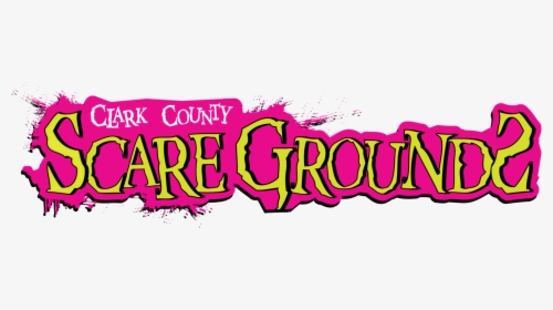Official Clark County Scaregrounds Haunted House Logo - Graphic Design, HD Png Download, Free Download