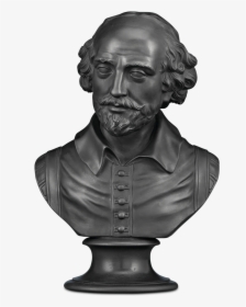 Wedgwood Pays Tribute To The Bard Of Avon In This Black - Shakespeare Bust Png, Transparent Png, Free Download
